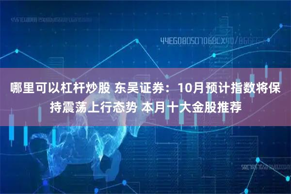 哪里可以杠杆炒股 东吴证券：10月预计指数将保持震荡上行态势 本月十大金股推荐